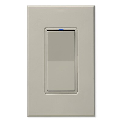PCS HAI Relay Wall Switch, 15A, Light Almond